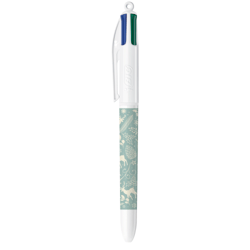Stylo bille BIC - Exclu Noël - 4 couleurs - Pointe moyenne