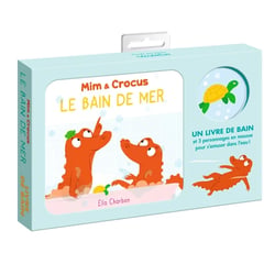 Mim et Crocus : Le bain de mer (Livre de bain)