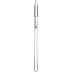 Stylo bille BIC - Original Shine Argent - Noir - Pointe moyenne 