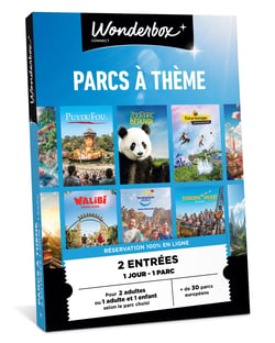Coffret cadeau Wonderbox - Parcs à thème - 2 personnes