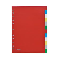 Intercalaires x12 - A4 - Colorés - Cultura