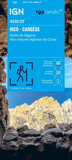 4151OT : Vico, Cargèse - Golfe de Sagone, parc naturel régional de Corse (5e édition)