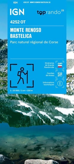 4252OT : Monte Renoso, Bastelica - Parc naturel régional de Corse (5e édition)