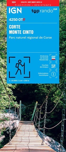 4250OTR : Corte, Monte Cinto - Parc naturel régional de Corse (3e édition)
