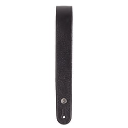 Sangle en cuir étroite pour guitare - D'Addario - noire