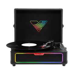 Platine vinyles Glow Victrola format valise - 18 modes de Leds