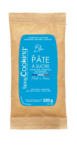 Pâte à sucre ScrapCooking® - Bleu - 250 g