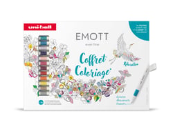 Coffret de coloriage Emott Uni-ball