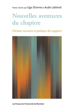 Nouvelles aventures du chapitre : Division narrative et poétique des supports