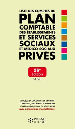 Liste des comptes du plan comptable des établissements et services sociaux et médico-sociaux privés (édition 2026)