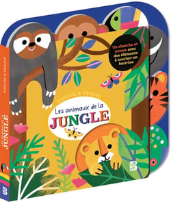 Touche & trouve : Les animaux de la jungle