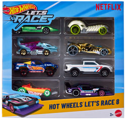 Pack de 8 véhicules miniatures Hot Wheels - Let’s Race - Hot Wheels - échelle 1/64
