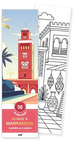 Marque-pages - voyage à marrakech