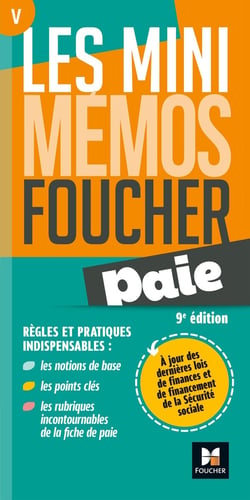 Les mini mémos Foucher : Paie (9e édition)