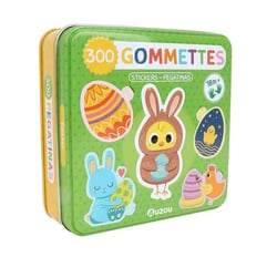 Boite 300 gommettes métal - Pâques