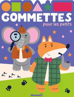 Gommettes pour les petits (Renard et éléphant détectives)