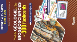 Toute la Géologie et les Biogéosciences en 300 flashcards pour être prêt le jour J : BCPST 1re et 2e années, CAPES
