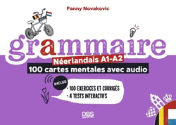 Grammaire A1-A2 - Néerlandais :  100 cartes mentales avec audio