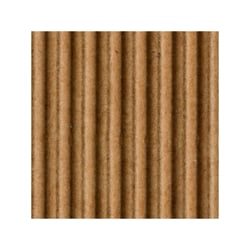 Paquet de 10 feuilles de carton ondulé à cannelure moyenne - Clairefontaine - 300g/m2 - 50 x 70 cm - Kraft
