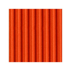 Paquet de 10 feuilles de carton ondulé à cannelure moyenne - Clairefontaine - 300g/m2 - 50 x 70 cm - Orange