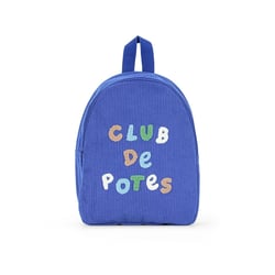 Sac à dos maternelle enfant Cultura - Velours club des potes - 1 compartiment
