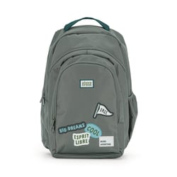 Sac à dos Cultura 30 cm - Kaki patch - 2 compartiments