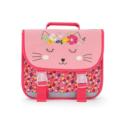 Cartable scolaire Cultura 35 cm - Petit chat - 2 compartiments