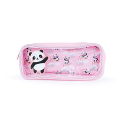 Trousse 2 compartiments - Panda - Rectangulaire - Cultura