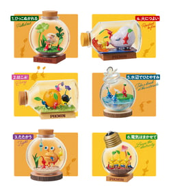Figurine Terrarium Collection Re-Ment - Pikmin - Modèles aléatoires - Vendu à l'unité