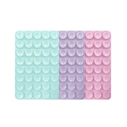 Lot de 3 supports ventouse pour téléphone portable T'nB - Bleu, rose et violet