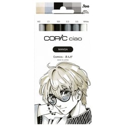 Lot de 6 marqueurs alcool Copic Ciao - Manga Comics