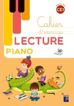 Lecture piano : CE1 - Cahier d'exercices (édition 2026)