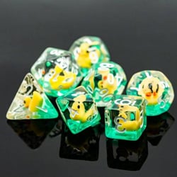 Lot de 7 dés Epic Forge - Insert canard