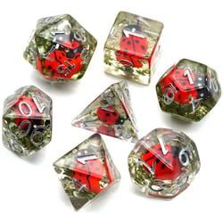 Lot de 7 dés Epic Forge - Insert Coccinelle 