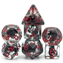 Lot de 7 dés Epic Forge - Insert Chauve-souris