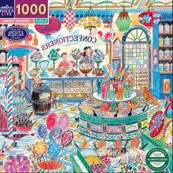 Puzzle 1000 pièces - Sweet Shop - Eeboo - Fromat carré