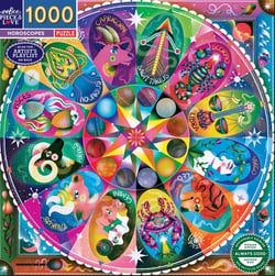 Puzzle 1000 pièces - Horoscopes - Eeboo - Fromat carré