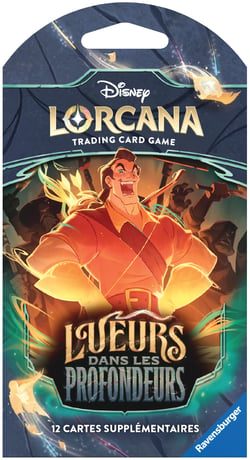 Booster Disney Lorcana S10 : Lueurs dans les profondeurs - Ravensburger - Modèles aléatoires - Vendu à l'unité 