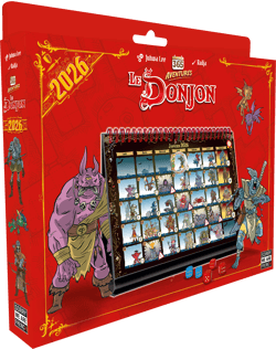 Calendrier 2026 365 aventures : le donjon - Sorry we are french 
