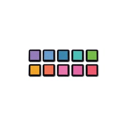 Kit 10 encreurs pastel - Stampo'colors