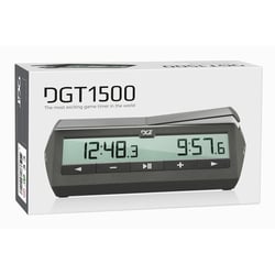 Pendule d'échecs DGT 1500 - gris -DGT