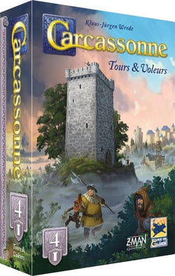  Carcassonne : Tours et voleurs - Z-man games - Extension de jeu