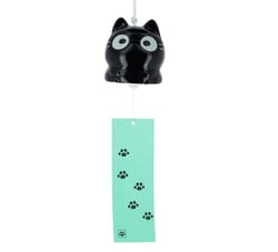 Cloche Furin en céramique - Neko Noir
