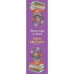 Marque-pages à colorier - Coin lecture