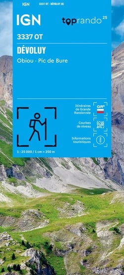 3337OT : Dévoluy - Obiou, Pic de Bure (6e édition)