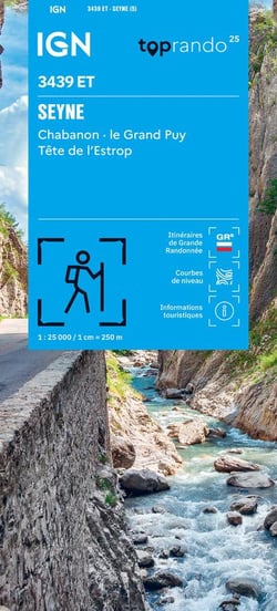 3439ET : Seyne - Chabanon, le Grand Puy, Tête de l'Estrop (5e édition)