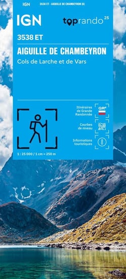 3538ET : Aiguille de Chambeyron - Cols de Larche et de Vars (6e édition)