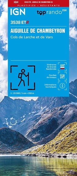 3538ETR : Aiguille de Chambeyron - Cols de Larche et de Vars (3e édition)