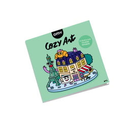 Livre de coloriage Cozy Art Paris - Omy