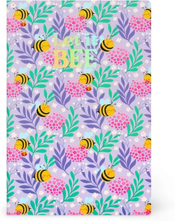 Carnet Legami - Multicolore – B5 18,5 x 24,8 cm – Let it bee - 100 pages lignées